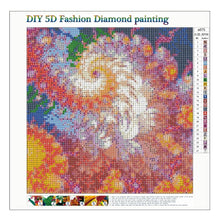 Lade das Bild in den Galerie-Viewer, Wunderschöne Aussicht - voller runder Diamant - 30x30cm