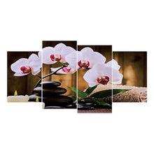 Lade das Bild in den Galerie-Viewer, Blume - volle Runde Diamant-Malerei - 80x40cm