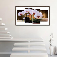 Lade das Bild in den Galerie-Viewer, Blume - volle Runde Diamant-Malerei - 80x40cm