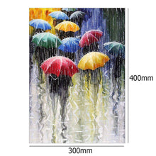Lade das Bild in den Galerie-Viewer, Starkregen - voller runder Diamant - 30x40cm