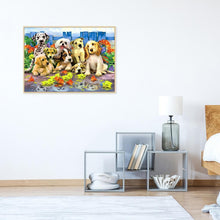 Lade das Bild in den Galerie-Viewer, Hunde Tier - volle Diamant-Malerei - 40x30cm