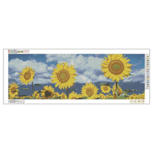 Lade das Bild in den Galerie-Viewer, Neuheit Blume - volle Runde Diamant-Malerei - 80x30cm