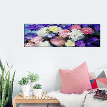 Lade das Bild in den Galerie-Viewer, Neuheit Blume - volle Runde Diamant-Malerei - 80x30cm