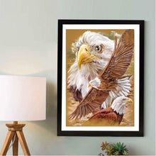 Lade das Bild in den Galerie-Viewer, Adler - voller runder Diamant - 30x40cm