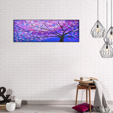 Lade das Bild in den Galerie-Viewer, Baum - volle runde Diamant-Malerei - 80x30cm