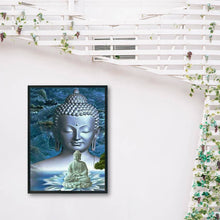Lade das Bild in den Galerie-Viewer, Buddha - voller runder Diamant - 40x30cm