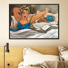 Lade das Bild in den Galerie-Viewer, Genießen Frauen - voller runder Diamant - 40x30cm