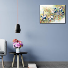 Lade das Bild in den Galerie-Viewer, Nette Vögel - voller runder Diamant -