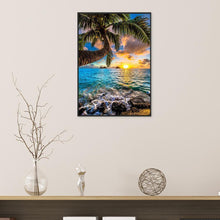 Lade das Bild in den Galerie-Viewer, Kokosnuss-Meer - voller runder Diamant - 30x40cm