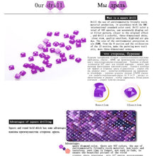 Lade das Bild in den Galerie-Viewer, Rose - voller quadratischer Diamant - 30x30cm