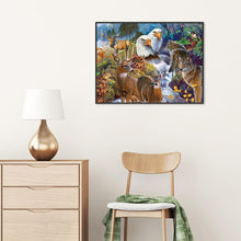 Lade das Bild in den Galerie-Viewer, Waldtiere - volle Diamant-Malerei - 40x30cm