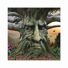 Lade das Bild in den Galerie-Viewer, Baum und Mann - voller quadratischer Diamant - 30x30cm
