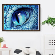 Lade das Bild in den Galerie-Viewer, Auge - voller runder Diamant - 30x40cm