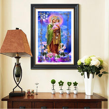 Lade das Bild in den Galerie-Viewer, Ostern Religion - volle runde Diamant - 40x30cm