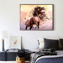 Lade das Bild in den Galerie-Viewer, Pferd - volle Diamant-Malerei - 40x30cm