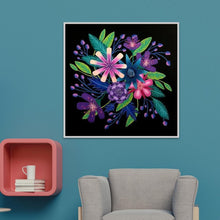 Lade das Bild in den Galerie-Viewer, Blume - voller quadratischer Diamant - 30x30cm