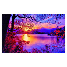 Lade das Bild in den Galerie-Viewer, Fantasy Sonnenuntergang - volle Diamant-Malerei - 40x30cm