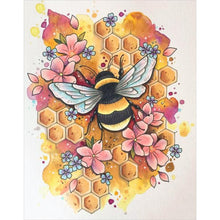 Lade das Bild in den Galerie-Viewer, Bienen - volle Diamant-Malerei - 40x30cm