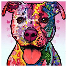 Lade das Bild in den Galerie-Viewer, Farbe Hund - voller quadratischer Diamant - 30x30cm