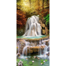 Lade das Bild in den Galerie-Viewer, Landschaft - volle runde Diamant-Malerei - 85x45cm