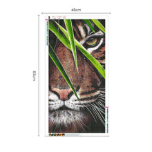 Lade das Bild in den Galerie-Viewer, Tiger - volle Runde Diamant-Malerei - 85x45cm