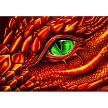 Lade das Bild in den Galerie-Viewer, Drachenauge - volle Diamant-Malerei - 40x30cm