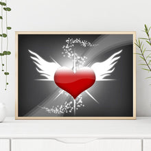 Lade das Bild in den Galerie-Viewer, Kreative Liebe - voller runder Diamant - 40x30cm