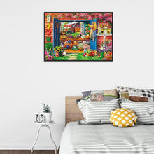 Lade das Bild in den Galerie-Viewer, Blumenansicht - volle Diamant-Malerei - 30x40cm