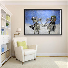 Lade das Bild in den Galerie-Viewer, Trinkschädel - voller runder Diamant - 40x30cm
