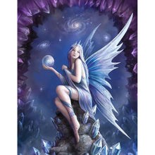Lade das Bild in den Galerie-Viewer, Fantasy-Engel - voller runder Diamant - 30x40cm