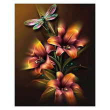 Lade das Bild in den Galerie-Viewer, Blühende Blumen - voller runder Diamant - 40x30cm