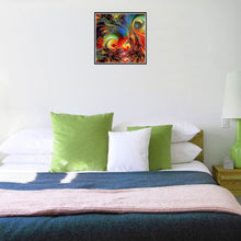 Lade das Bild in den Galerie-Viewer, Wunderschön - voller runder Diamant - 30x30cm