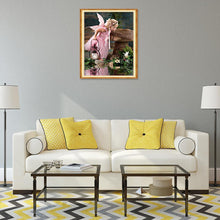 Lade das Bild in den Galerie-Viewer, Märchen Mädchen - volle Runde Diamant - 40x30cm