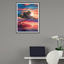 Lade das Bild in den Galerie-Viewer, Fantasy-Ansicht - voller runder Diamant - 40x30cm