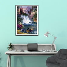 Lade das Bild in den Galerie-Viewer, Fantasy-Ansicht - voller runder Diamant - 40x30cm