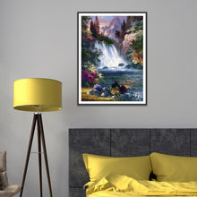 Lade das Bild in den Galerie-Viewer, Fantasy-Ansicht - voller runder Diamant - 40x30cm