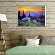 Lade das Bild in den Galerie-Viewer, Landschaft - voller runder Diamant - 40x30cm