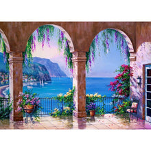 Lade das Bild in den Galerie-Viewer, Landschaft - voller runder Diamant - 40x30cm
