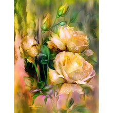 Lade das Bild in den Galerie-Viewer, Blume - voller runder Diamant - 40x30cm
