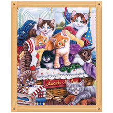 Lade das Bild in den Galerie-Viewer, Fantastisch - voller runder Diamant - 40x30cm