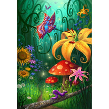 Lade das Bild in den Galerie-Viewer, Fantastisch - voller runder Diamant - 40x30cm