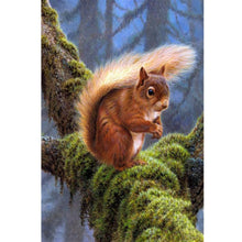 Lade das Bild in den Galerie-Viewer, Süße Tiere - voller runder Diamant - 40x30cm