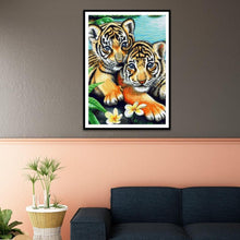 Lade das Bild in den Galerie-Viewer, Süße Tiere - voller runder Diamant - 40x30cm