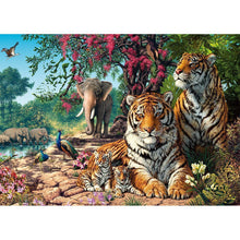 Lade das Bild in den Galerie-Viewer, Süße Tiere - voller runder Diamant - 40x30cm