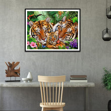 Lade das Bild in den Galerie-Viewer, Süße Tiere - voller runder Diamant - 40x30cm