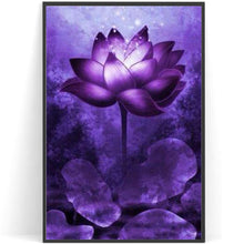 Lade das Bild in den Galerie-Viewer, Blume - voller runder Diamant - 40x30cm