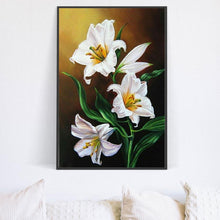 Lade das Bild in den Galerie-Viewer, Blume - voller runder Diamant - 40x30cm