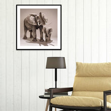 Lade das Bild in den Galerie-Viewer, Elefant - volle Diamant-Malerei - 30x30cm
