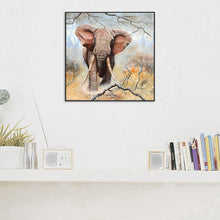 Lade das Bild in den Galerie-Viewer, Elefant - volle Diamant-Malerei - 30x30cm