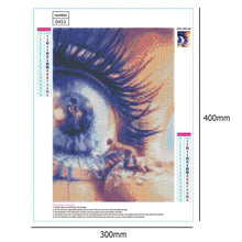 Lade das Bild in den Galerie-Viewer, Auge - volle Diamant-Malerei - 40x30cm
